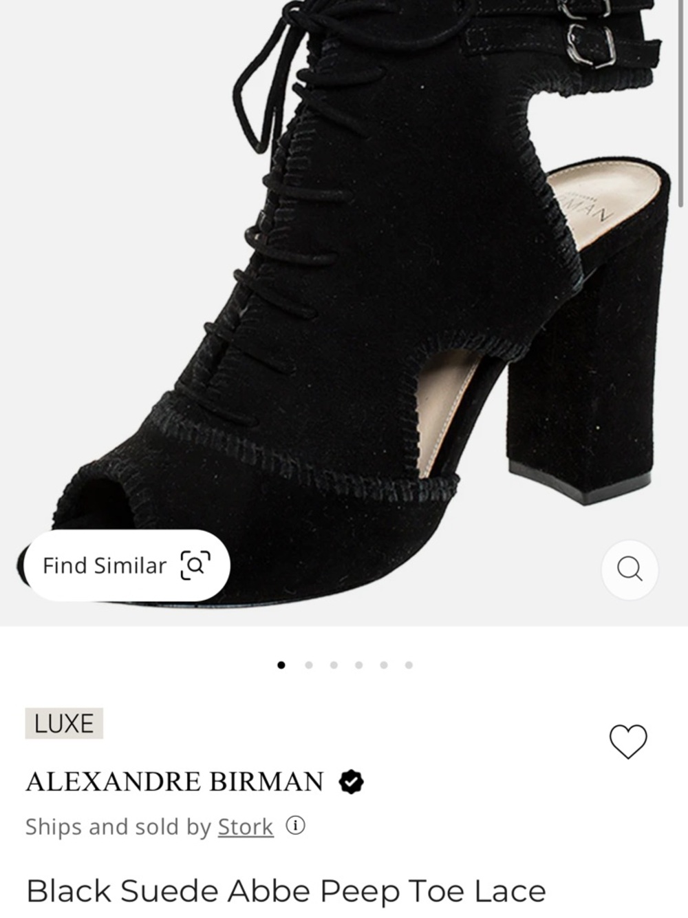 Heeled shoes